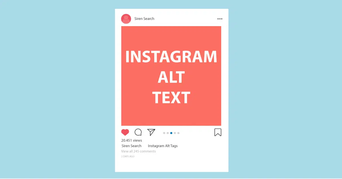 Instagram Alt Text illustration