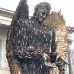 Knife Angel Structure in Birmingham