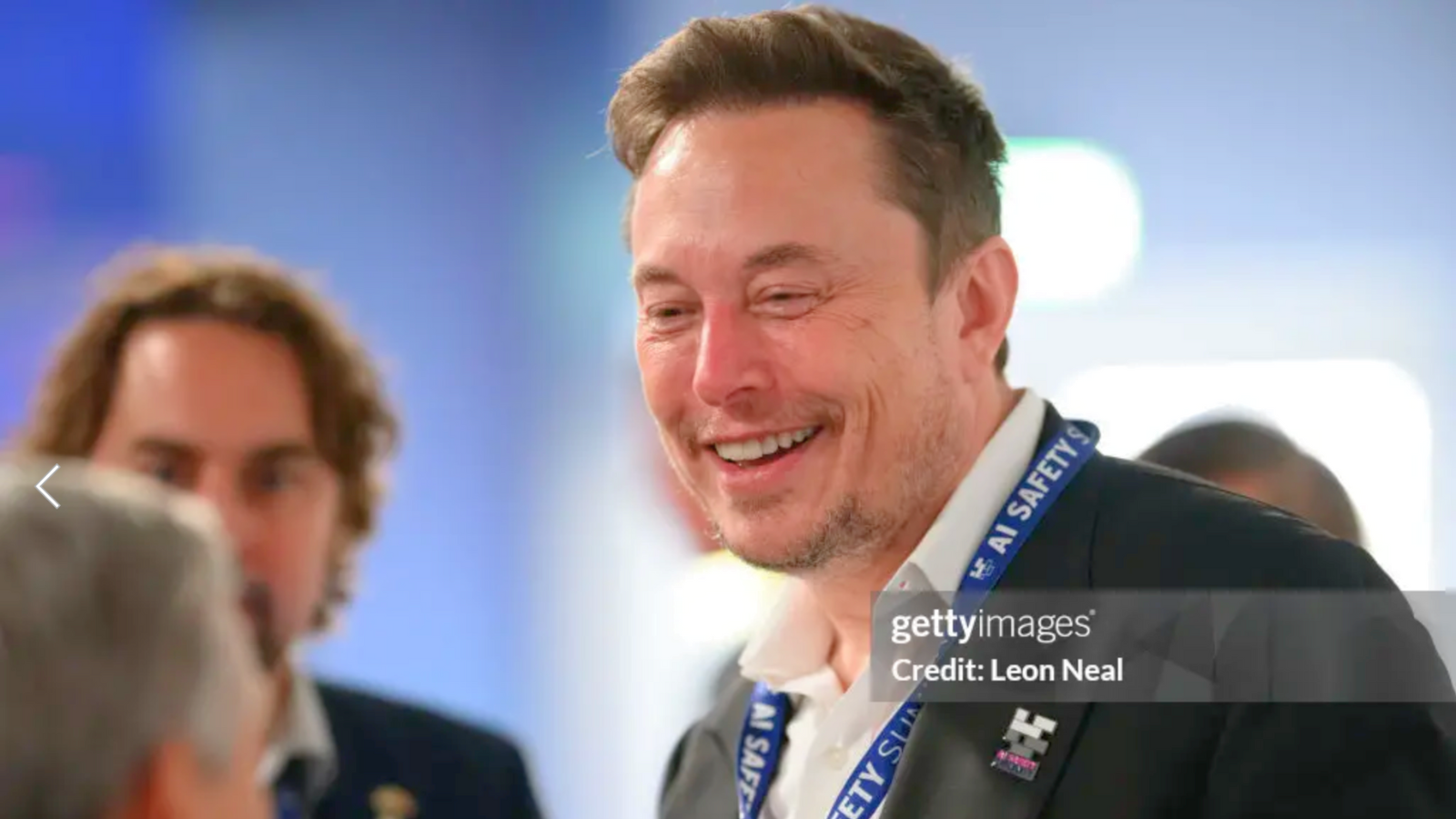 Elon Musk talking during an interview about Twitter